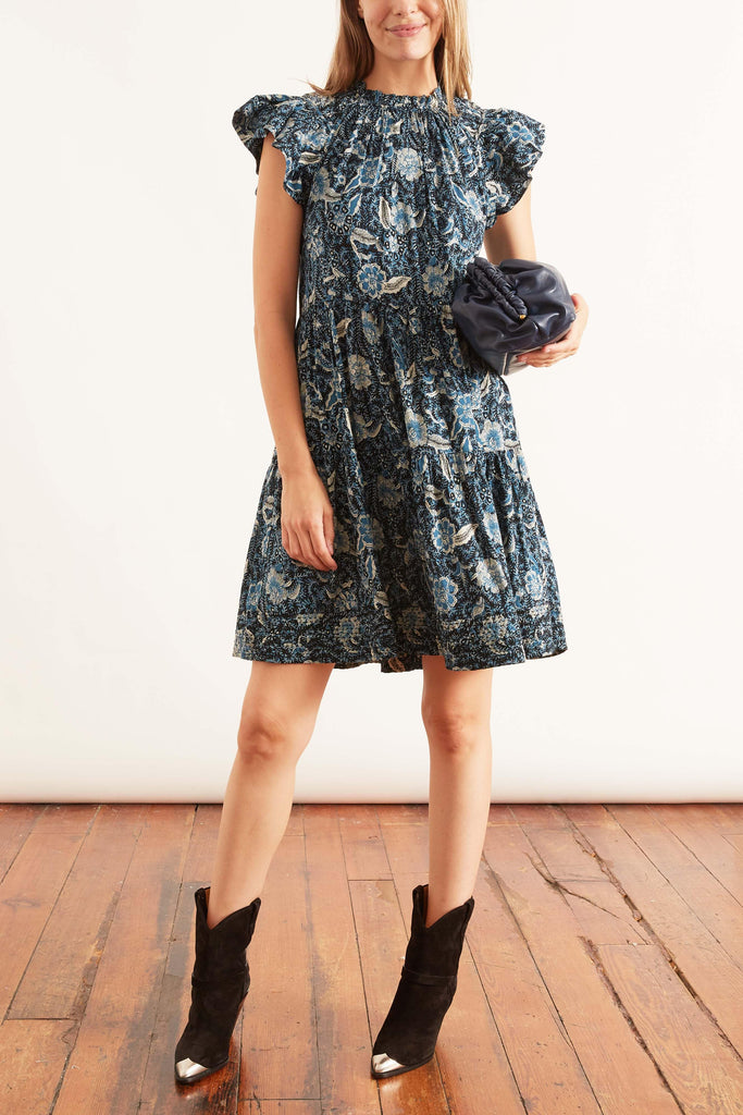 Ulla Johnson Kasim Dress in Midnight ...